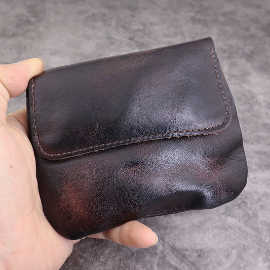 Handmade Retro Card Holder Leather Wallet