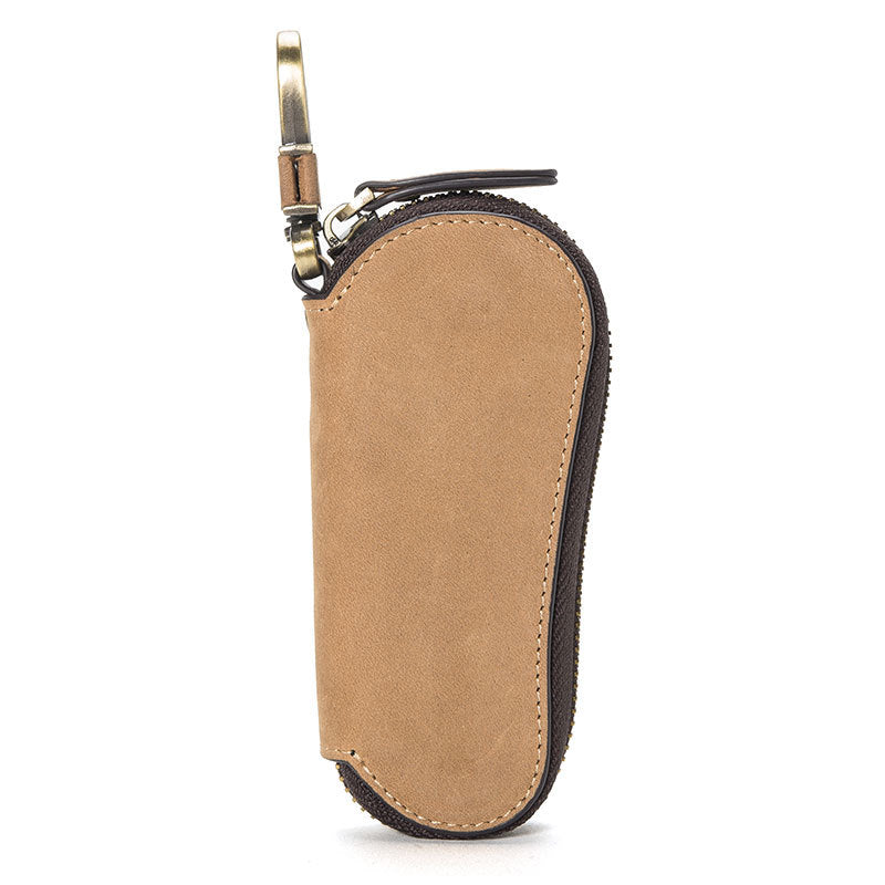 Retro Style Zipper Key Bag Car Key Wallet