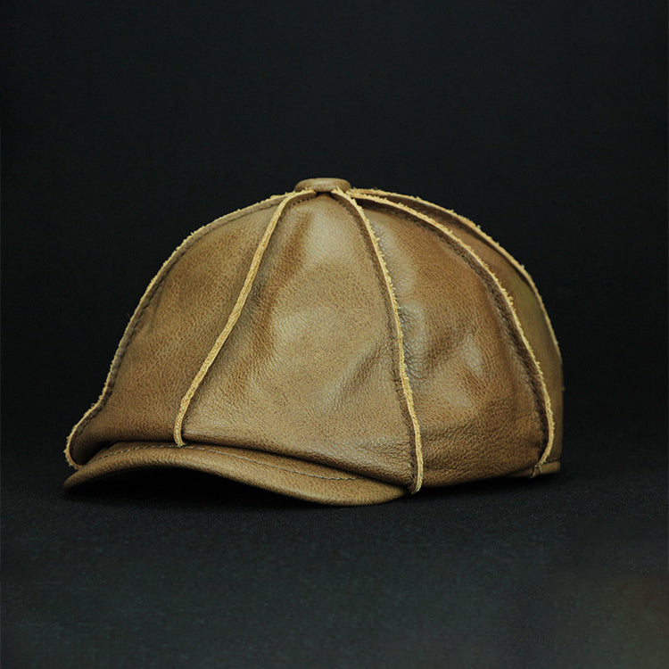 Retro Casual Leather All-match Hats