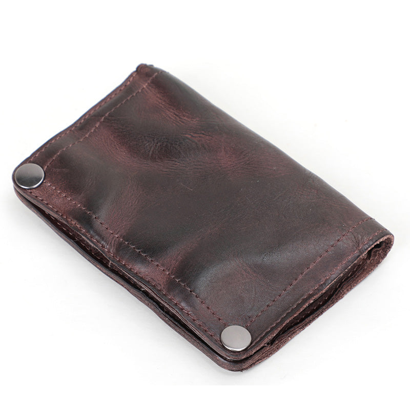 Retro Handmade Leather Wallet Multi-card Slots Wallet