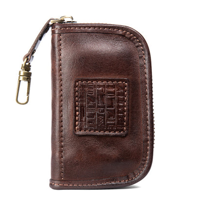 Retro Handmade Leather Car Key Bags