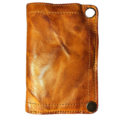 Retro Handmade Leather Wallet Multi-card Slots Wallet