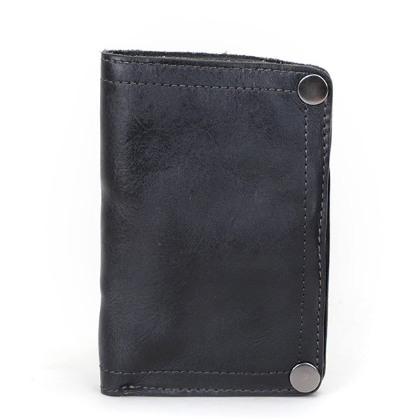 Retro Handmade Leather Wallet Multi-card Slots Wallet