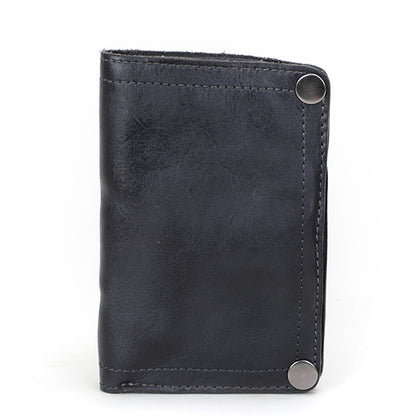 Retro Handmade Leather Wallet Multi-card Slots Wallet