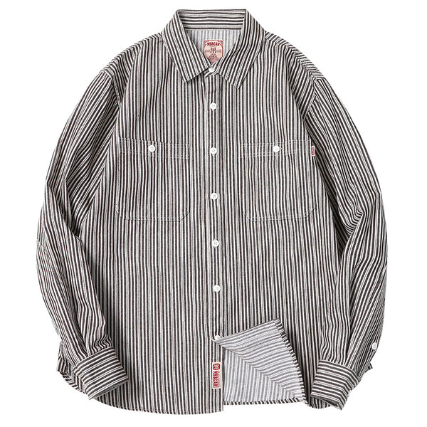 Retro Stripe Shirts in Grey