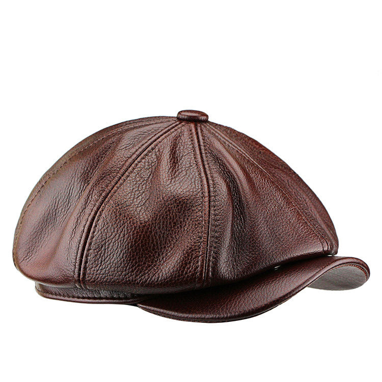 Retro Casual Leather All-match Hats