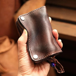 Retro Short Bifold Small Front PocketT Wallets