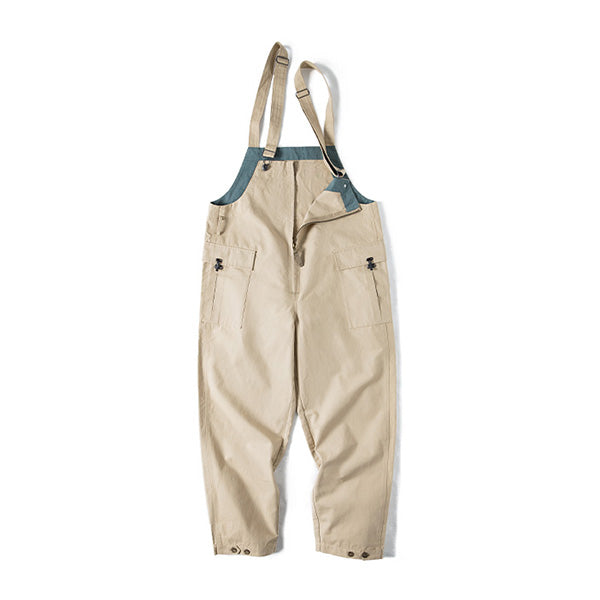 Retro Khaki Deck Overalls