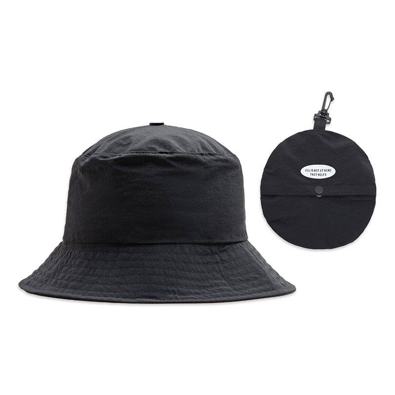 Retro Bucket Hat + Coin Bag Dual-use Design