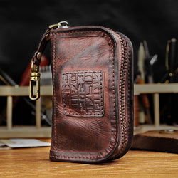 Retro Handmade Leather Car Key Bags