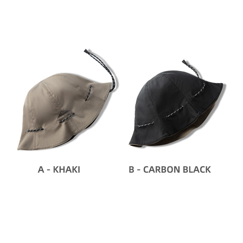 Two-sided Reversible Bucket Hat Adjustable Fishing Hat