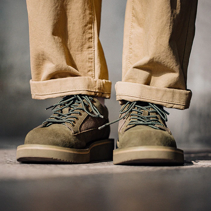 Men Retro Suede Boots Casual Shoes