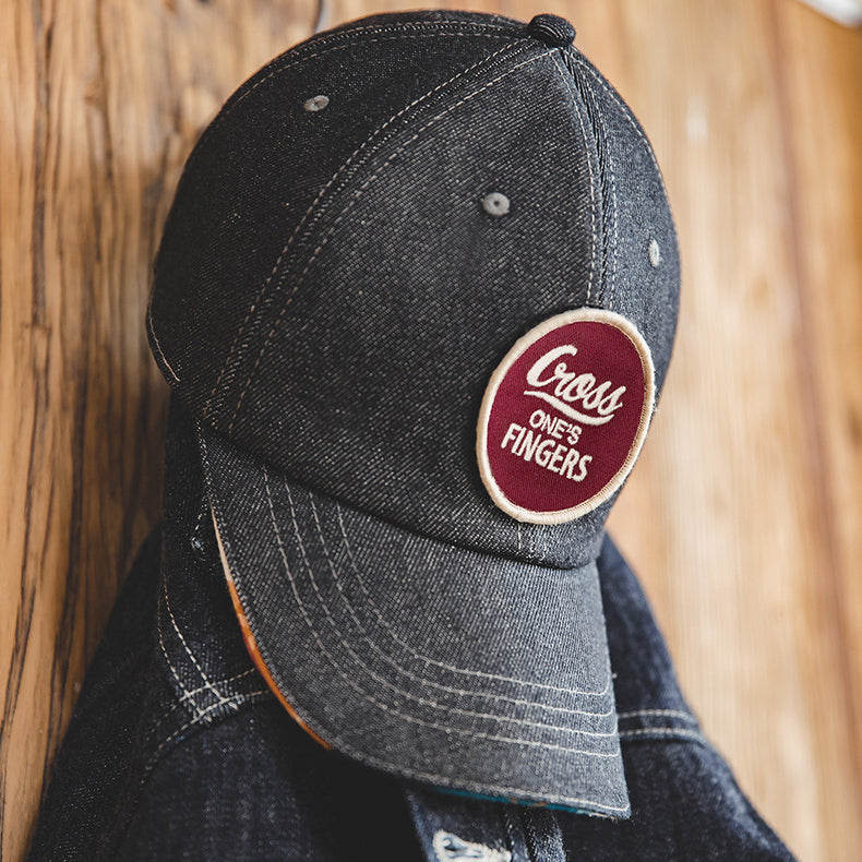 Retro Denim Baseball Cap