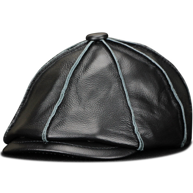 Retro Casual Leather All-match Hats