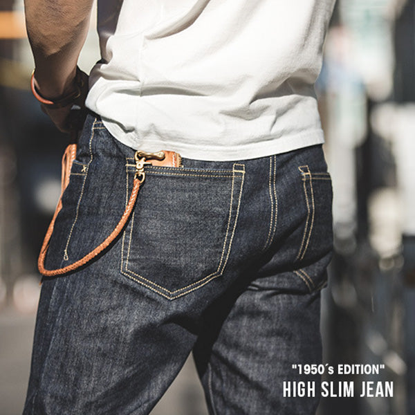 Vintage High Slim Jeans Casual Pants