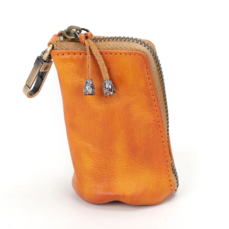 Retro Genuine Leather Card Holder Coin Bag