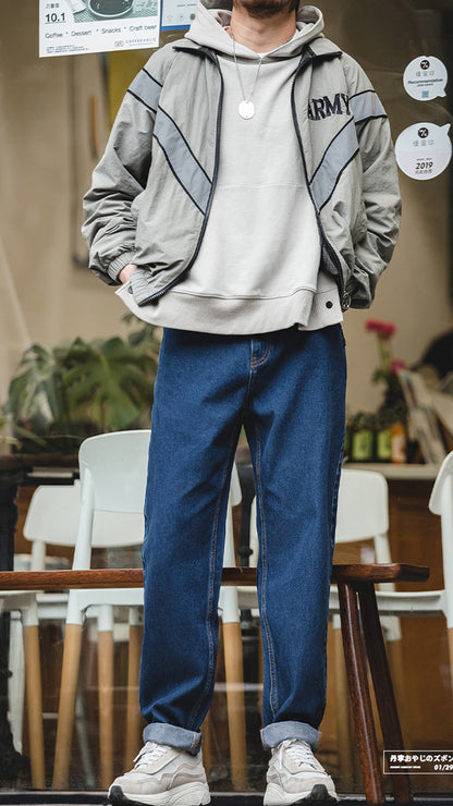 Retro Denim DAD Pants Straight Spring Oversize Jeans