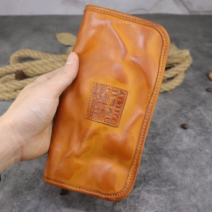 Mens Leather Coin Card Holder Car Key Wallet