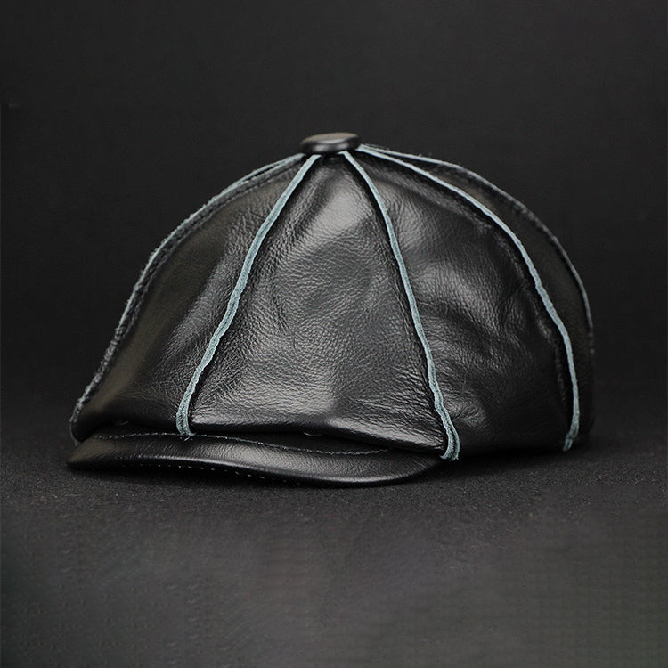 Retro Casual Leather All-match Hats