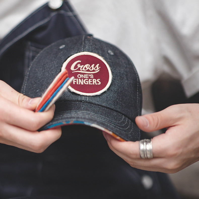 Retro Denim Baseball Cap