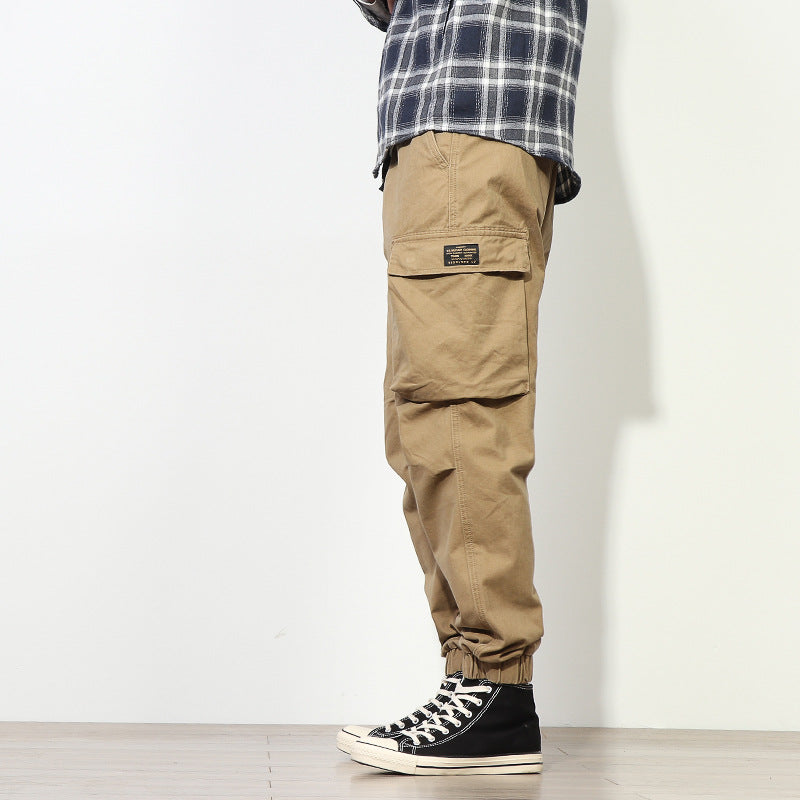 Retro Military Style Casual Pants