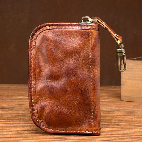 Retro Handmade Leather Car Key Bags