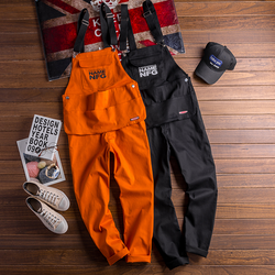 Retro Style Casual Multi-Pocket Overall Cargo Pants