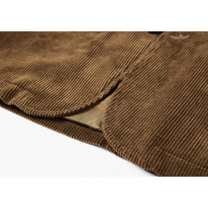 Retro Casual Corduroy Cotton Outwears