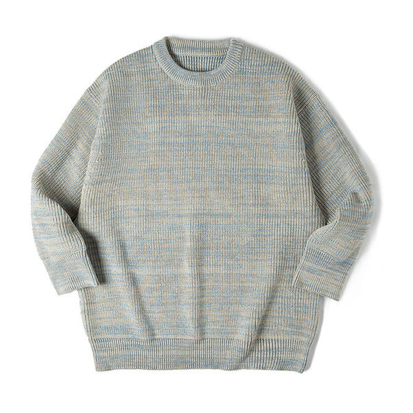 Retro Knitted Blended Sweater Outwear