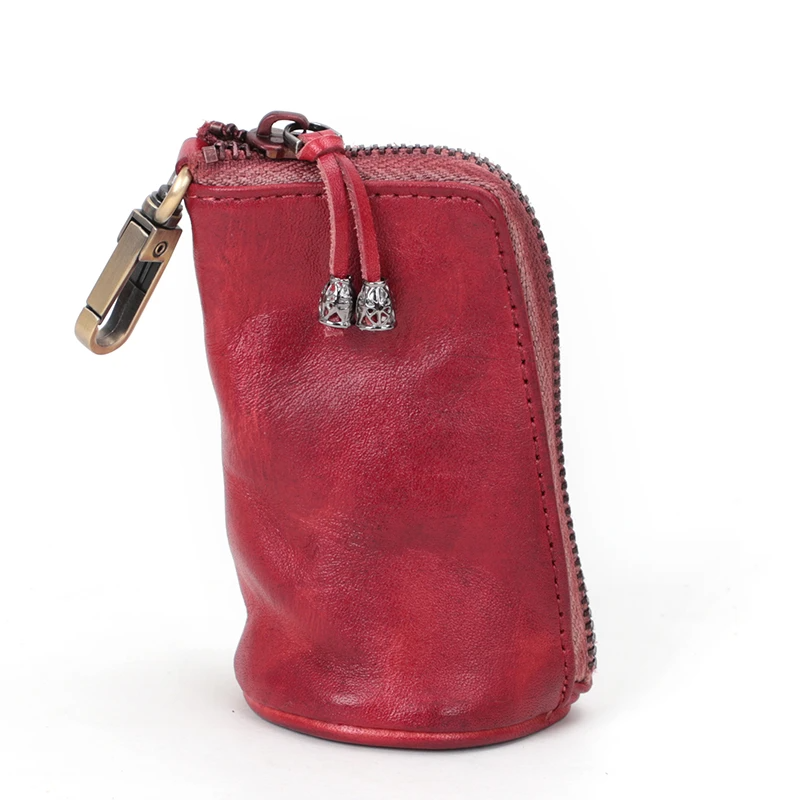 Retro Genuine Leather Card Holder Coin Bag