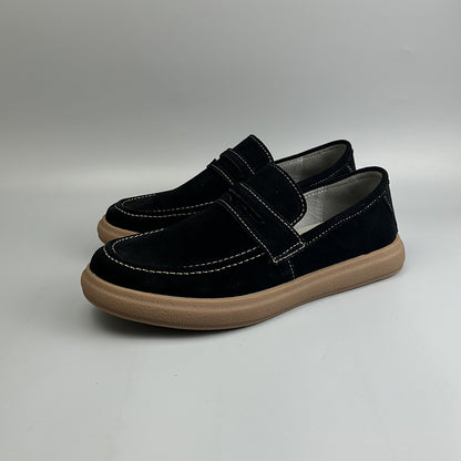 Retro Leather Anti-slip Soft-soled Suede Shoes