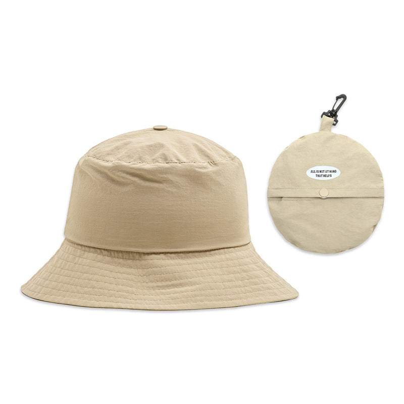 Outdoor Bucket Hat + Coin Bag Dual-use Design Quick Dry Climbing Hat