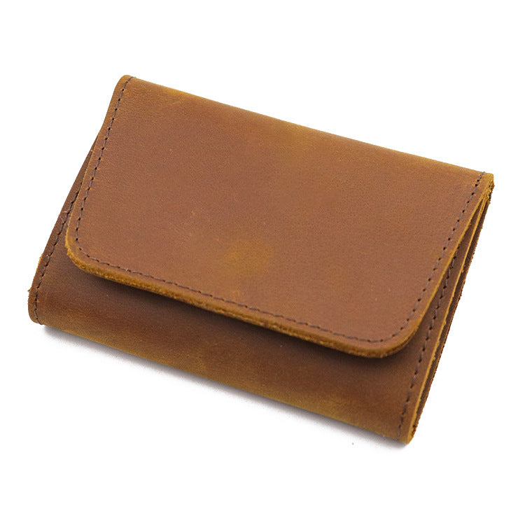 Handmade Retro Card Holder Leather Wallet