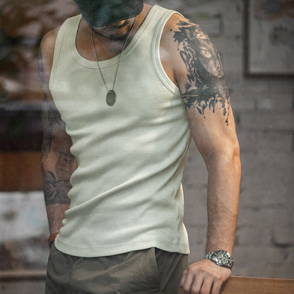 Men's Rib Vest Tank Tops