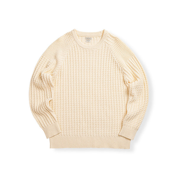 Retro Casual Knitted Waffle Sweaters