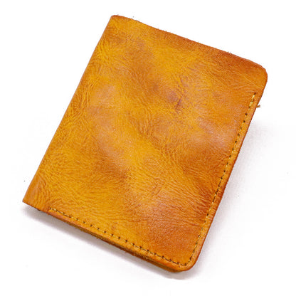 Retro Handmade Leather Card Wallets