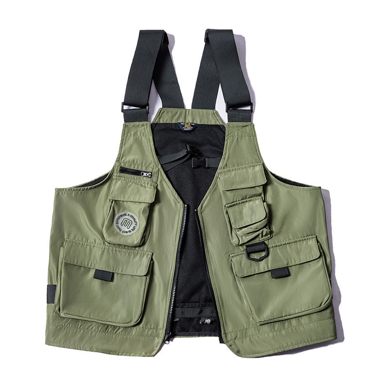 Retro Casual Multi-pockets Vests Handbags