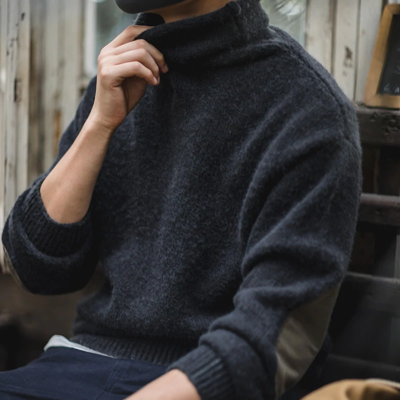 Vintage Warm Soft Mohair Turtleneck Sweater