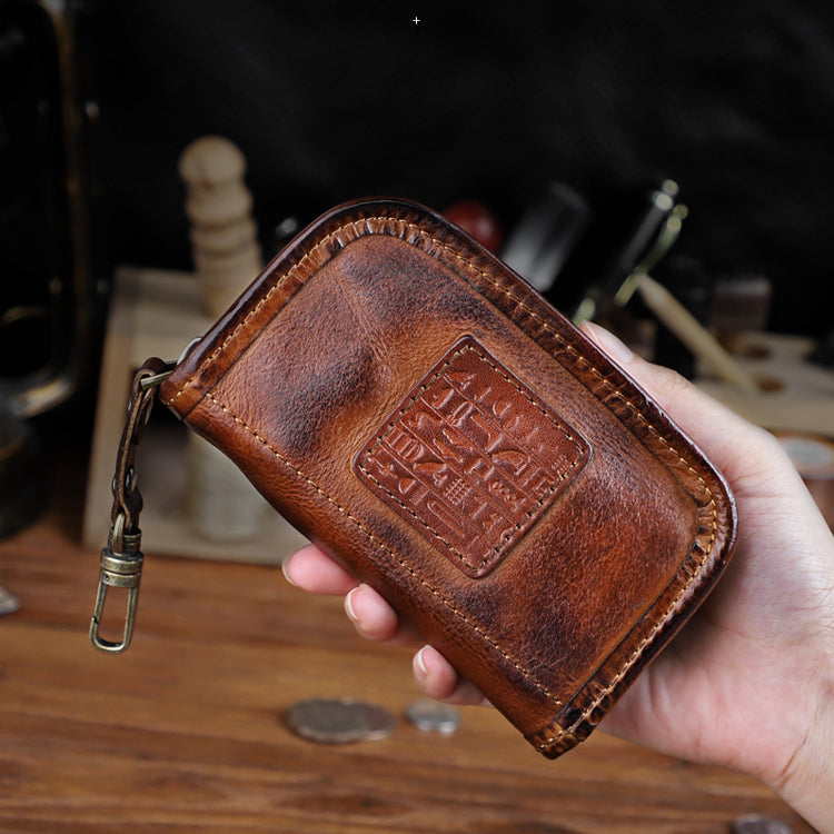 Retro Handmade Leather Car Key Bags