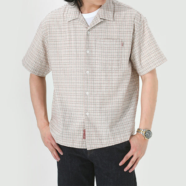 Retro Colorful Weaving Casual Shirts