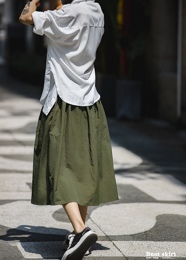 Vintage Casual All-match Bust Skirt