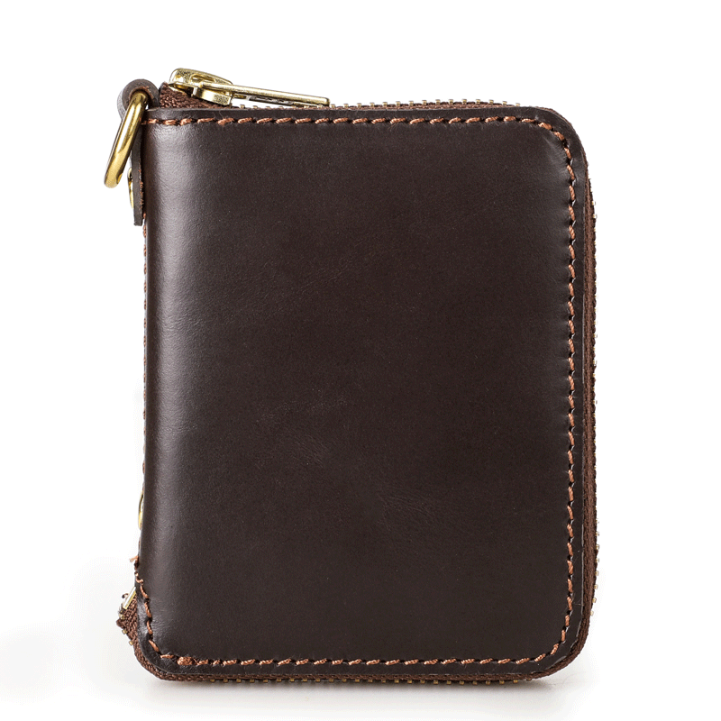 Retro Leather Handmade Short Wallets