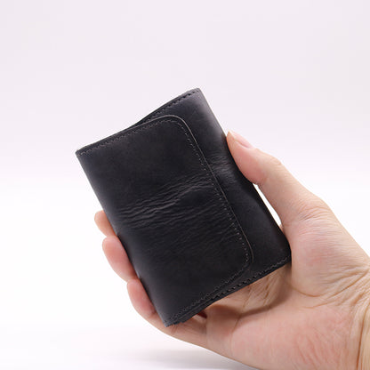 Vintage Leather Handmade Card Wallet