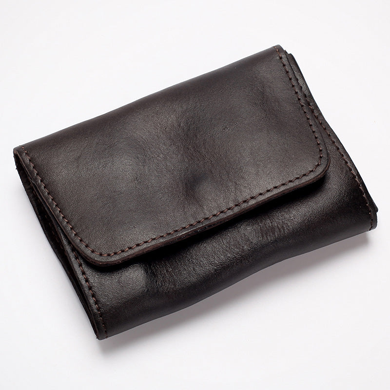 Handmade Retro Card Holder Leather Wallet