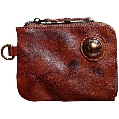 Handmade Retro Card Holder Leather Wallet