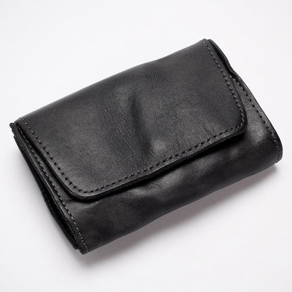 Handmade Retro Card Holder Leather Wallet