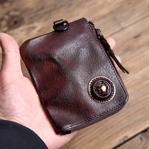 Handmade Retro Card Holder Leather Wallet