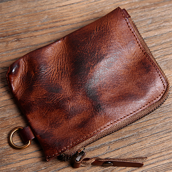 Handmade Retro Card Holder Leather Wallet