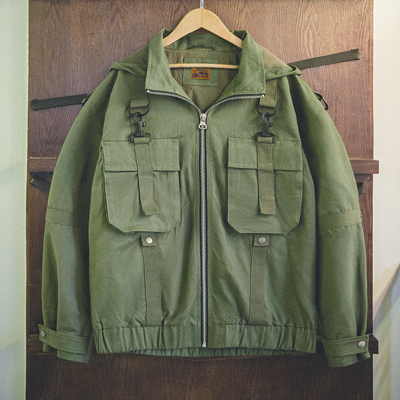 Retro Military Green Jackets