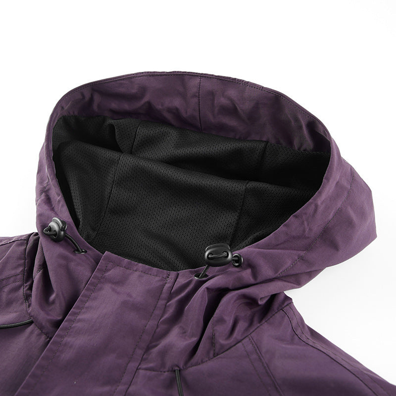 Retro Outdoor Multi-pockets Pullover Hoodies Outwears